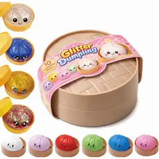 Squishy Dumpling Caixa Surpresa Baozi Squish Paozinho Bolindo Relaxante Slime Antistresse