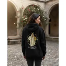 Blusa De Frio Moletom Cristão Virgem Maria Inverno Casual