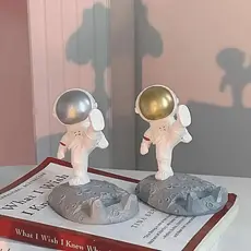 Suporte de Celular Astronauta Portátil Decoração Mesa Criativo – Para Celular e Tablet