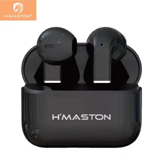 Fone de Ouvido Sem Fio H’Maston F917 – Bluetooth 5.3 TWS HiFi com Microfone Redução de Ruído