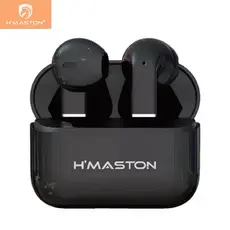 Fone de Ouvido Sem Fio H’Maston F917 – Bluetooth 5.3 TWS HiFi com Microfone Redução de Ruído