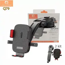 Suporte para Celular GPS Veicular Magnético Universal Hmaston Rotação 360° e Fixação Estável Premium