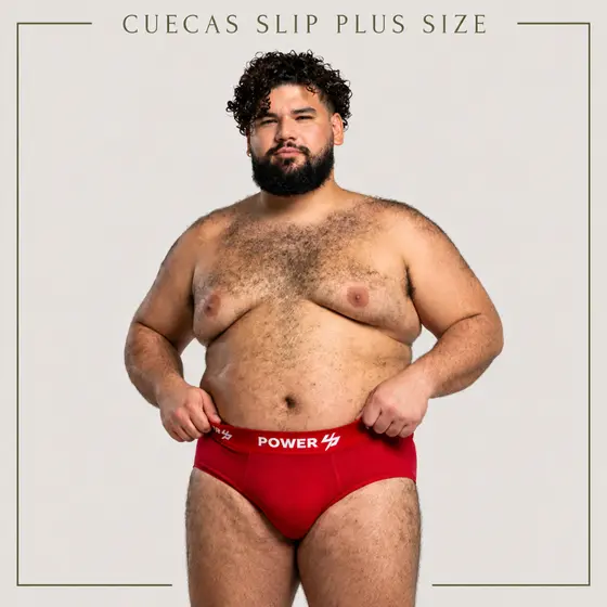 Kit 06 Cuecas slip Plus Size em COTTON Conforto Diário
