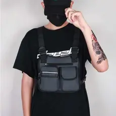 Bolsa Peitoral Masculino feminino Impermeável Esportivo Bolsa Bag Motoboy Unissex