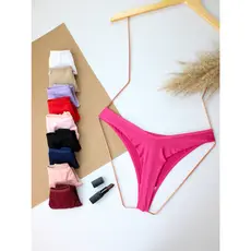 Kit 10 calcinhas tanga fio duplo lisa levanta bumbum