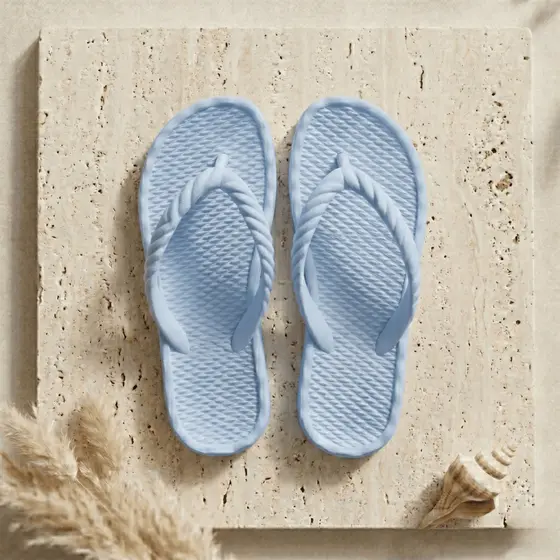 Chinela Feminina  Nuvem Trançada Lançamento Confortável Macia Slide Verão Tendência Moda Oferta