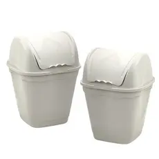 Lixeira Para Banheiro Kit 2 Un Escritorio Lixeira Cozinha 7L