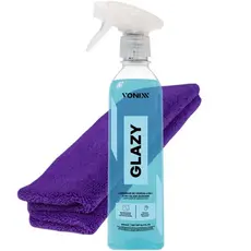 Glazy 500ml Limpa Vidros Redutor Atrito 4 Em 1 Vonixx + Pano
