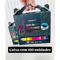 Lapis De Cor Carbon Line Soft Macio 100 Cores Leo&Leo