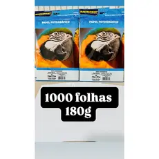 Papel Fotográfico C/1.000 Fls A4 180g Masterprint