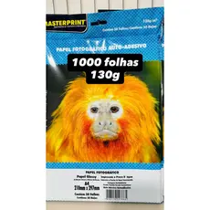 Papel Fotográfico Adesivo 130g A4 1000fls Masterprint