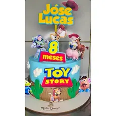 Topo/Topper De Bolo Toy Story MOD01, Premium, Clean, sem camadas. PERSONALIZADO COM NOME E IDADE!