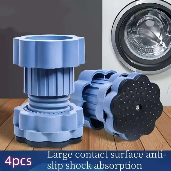 4 Pçs Anti Vibração Máquina De Lavar Pés Almofadas Antiderrapante Absorção De Choque Aumentando Almofada Esteira Geladei