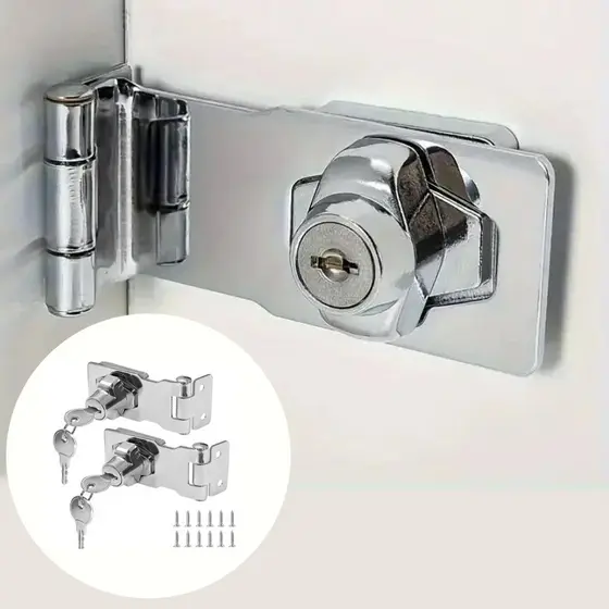 Fechadura para Gavetas e Armários 6,5 cm. 2 chaves