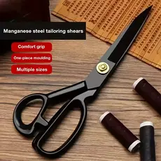 Tesoura Titanium Profissional de Alfaiataria Aço Carbono Corte Limpo em Diversos Tipos de Tecidos Av