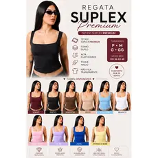 Kit 3 Regatas Femininas Alça Larga Decote Quadrado Tecido Suplex Premium – Tendência