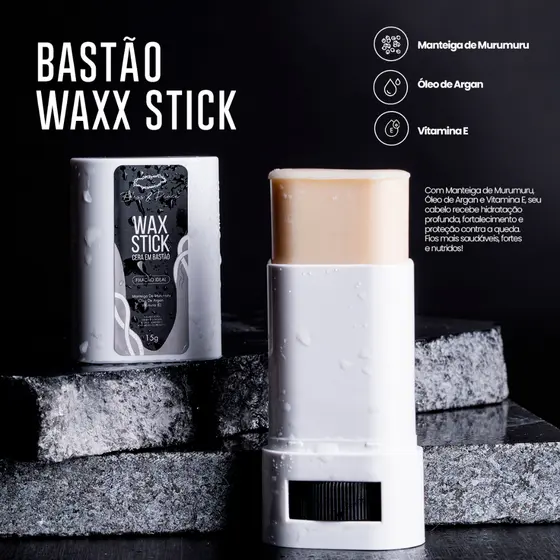 Wax Stick Anti-Frizz Feminino Bless & Peace 15g - Cera Modeladora Capilar