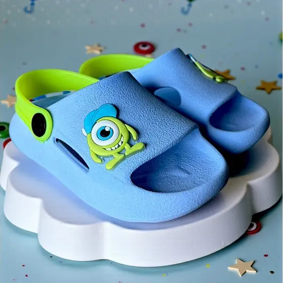Chinelo Nuvem Infantil Confortável Flexível Monstro S.A