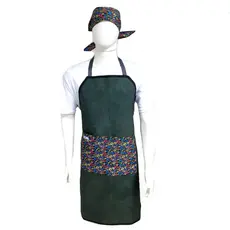 Avental Impermeavel Tchuska com Bandana - Verde - ref 179