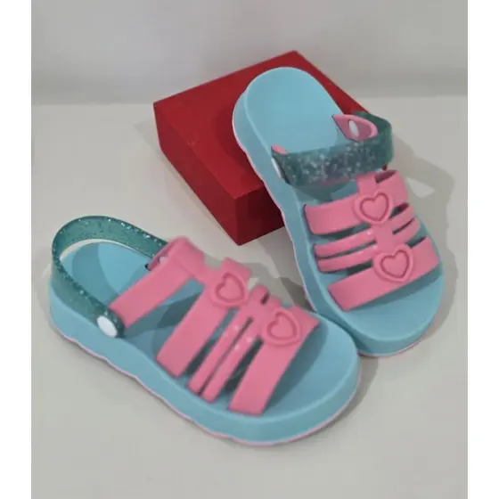 SANDÁLIA/CHINELO INFANTIL FEMININA DUAS FORMAS DE USO MACIA