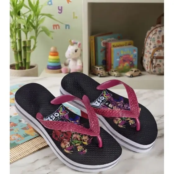 CHINELO FEMININO E MASCULINO INFANTIL DESENHO