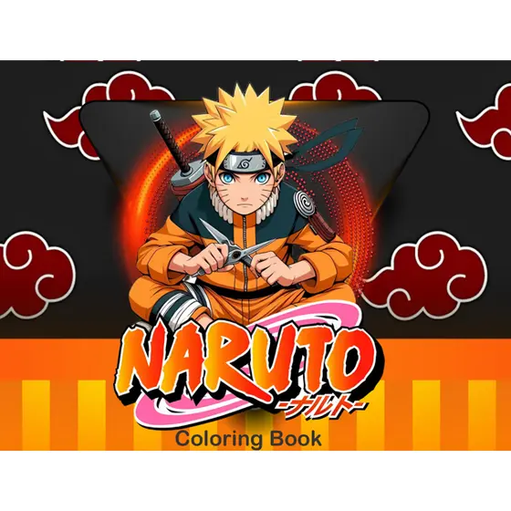A Jornada Ninja: Livro pintar e colorir  com 50 Desenhos do Universo Naruto