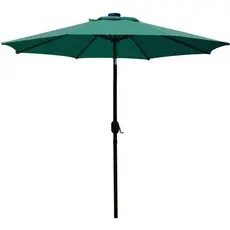 Guarda Sol Gigante 2,70m Uv Praia Piscina Camping Pesca Verã Verde Octógono