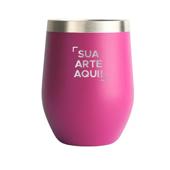 350ML- Copo Cuia Térmico Personalizado com Sua Logo/Nome/Sua Identidade–Gravação a Laser Ideal para Brindes corporativos