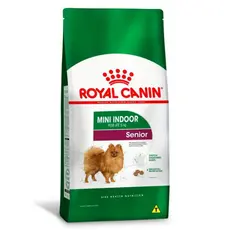Ração Royal Canin Mini Indoor Sênior para Cães Idosos Mini de Ambientes Internos 1kg