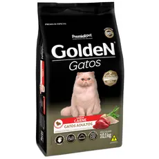 Ração GoldeN para gatos adultos carne 10,1kg