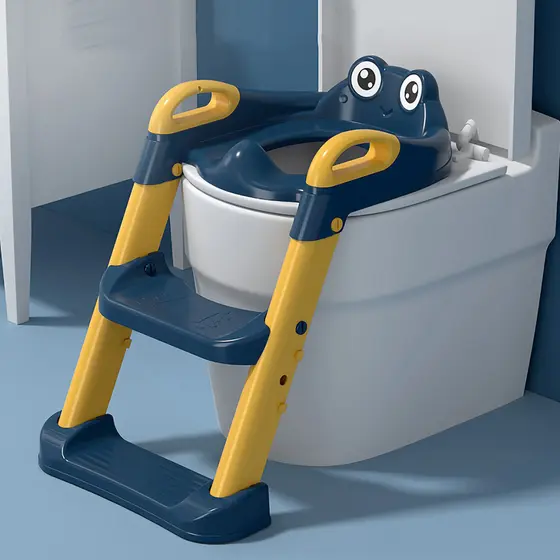 Troninho Infantil Com Escada Assento Redutor Vaso Sanitário