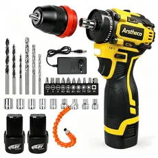 Furadeira Parafusadeira 2 bateria 16.8 volts 3/8" 10mm 2200rpm brushless