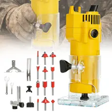 Tupia Manual Laminadora Jogo Fresa 12 Pçs 800w 6.35mm 110V/220V