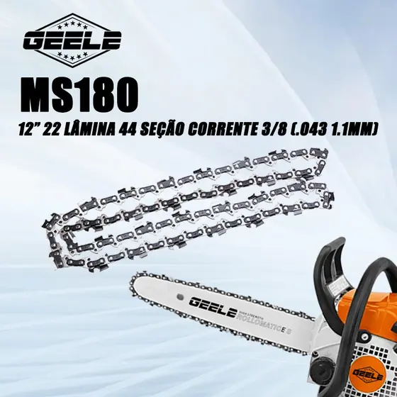 Corrente De 25 Dentes Para Motosserra Stihl 180