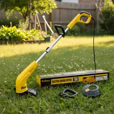 Aparador De Grama Elétrico Corte 280 MM 1600W cabo bipartido 12000RPM 220V/110V Com Acessórios Arstheco