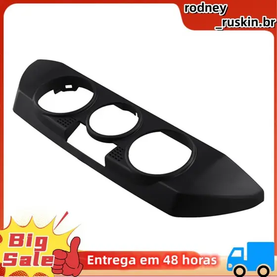 Carro Preto Painel Frontal AC Aquecedor De Controle Guarnição Capa Apto Para 9N 2002-2010 6Q0820075C 1QA