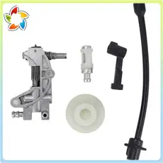 5 Pçs Bomba De Óleo Filtro Tubo Mangueira Linha Bico Turbina Kit Para 4500 5200 5800 45CC 52CC 58CC Motosserra Reposição