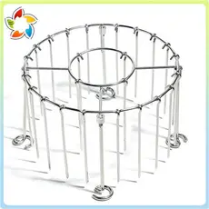 Fritadeira De Ar Grill Espeto Rack Aço Inoxidável Churrasco Kabob Conjunto