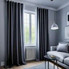 Cortina Blackout PVC 100% Corta Luz 2,80 x 2,30 com Ilhós para Sala Quarto Proteção Solar Total Promoção