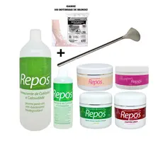 Kit Repos Parafina 1,1L + Amaciante + Remov + Ureia & Esfoliante – Spa dos Pés