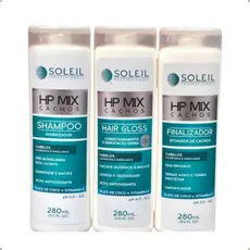 Kit Soleil Hp Mix Profissional Tratamento Cabelo Cacheado