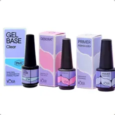 Kit Preparadores Vólia Gel Base Sem TPO + Primer Adesivador + Desidrat