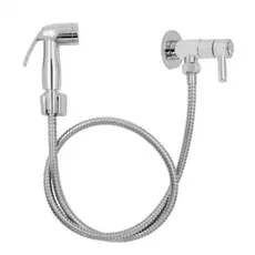 Ducha Higiênica Cromada 1/4 De Volta Abs Para Banheiro