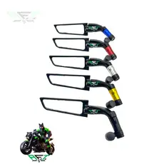 Par de Espelho Retrovisor Esportivo Universal Tipo Asa Ao Vento AIRFOIL MOTOS HONDA YAMAHA