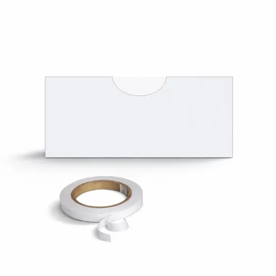 Kit Porta Etiqueta Preço 6x3 Fita Dupla Face Gôndola