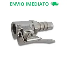 Bico De Ar Para Encher Pneu Calibrador Com Trava Borracharia