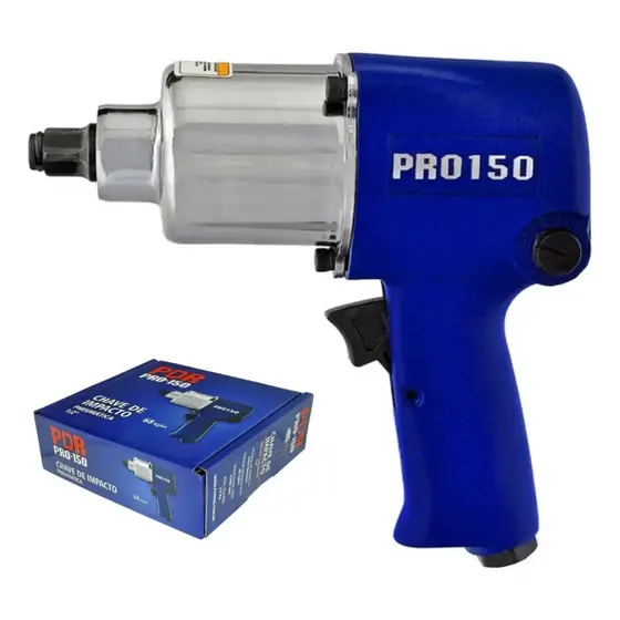 Chave de Impacto Parafusadeira Pneumática 1/2 Pol 68kg PDR Automotivo Profissional