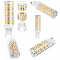 KIT 2-4 Lâmpada Led G9 Halopim Bipino 5w 6w 7w Branco Quente Frio 110V 220V Lustre Pendentes 100LIMI