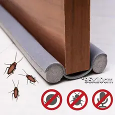 Veda Protetor Porta Impermeável Anti Insetos Sujeira 80cm 90cm Ajustável Preto Marrom Cinza