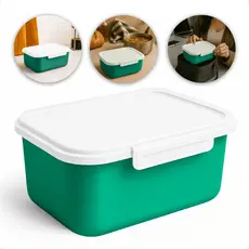 Pote Plástico Com Trava Para Marmita Fitness 1L Kit 1/5/10 Microondas Geladeira Dieta Janta Almoço